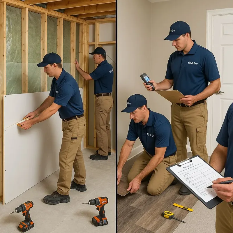 Repairs and Reconstruction process in Rocky Top, TN